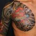 Tattoos - Japanese Hanya Mask Tattoo - 68037